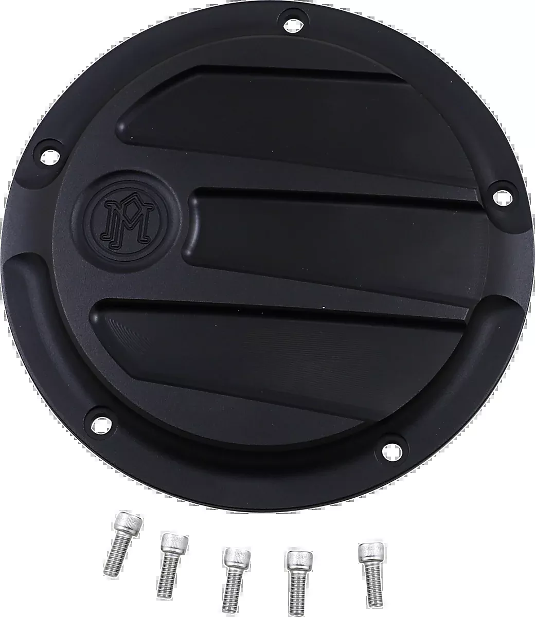 Performance Machine Black Ops Scallop Design Derby Cover 2015-2020 Harley FL