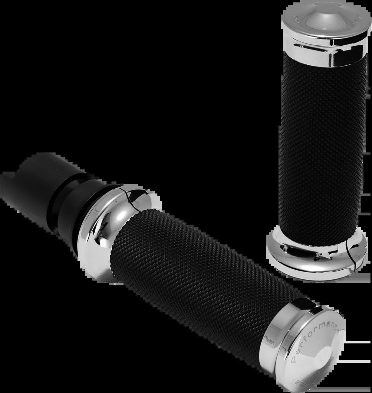Performance Machine Contour Chrome Hand Grips for 2023-26 Harley Touring Softail