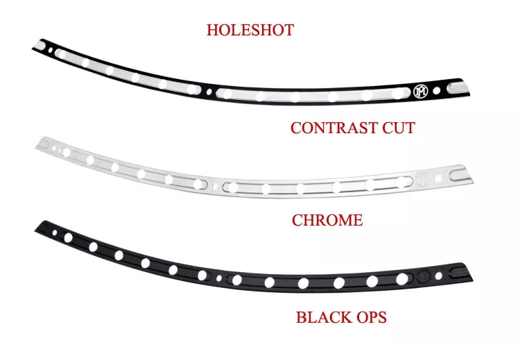 Performance Machine Holeshot Windshield trim for '14-17 FLHT/FLHX & H-D FL Trike -Each