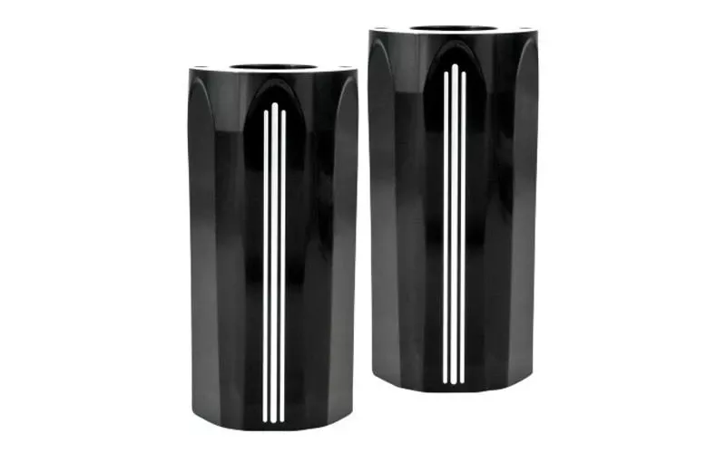 Performance Machine Inc Fork Slider Covers for '14 FLHT/FLHR/FLHX & H-D FL Trike -Tech, Contrast Cut