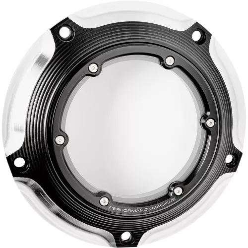 Performance Machine Vision Derby Cover for 2016-2021 Harley Touring - Contrast Cut