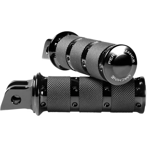 Performance Machine XLS Foot Pegs for Harley Models - Black