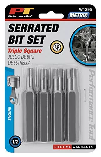 Performance Tool W1395 1/2-Inch Hex Drive Shaft Metric Socket Set 6-12mm, 4 Set