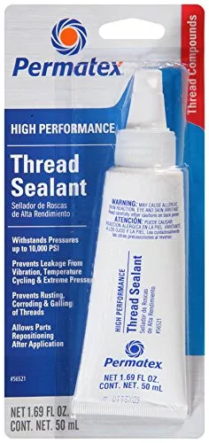 Permatex 56521 High Performance Thread Sealant 50 ml for Bolts Nuts Fasteners