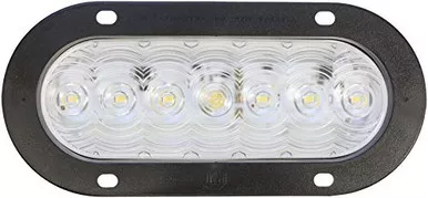 Peterson Manufacturing 823C-7 Oval Light Amp Flange Mount 7.88"x3.63" LED