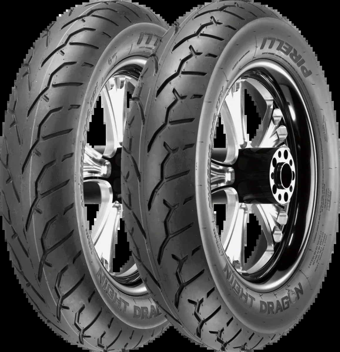 Pirelli Night Dragon Blackwall Cruiser Front Motorcycle Tire 130/90-16