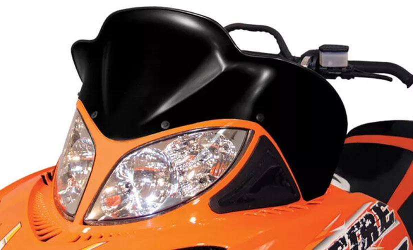 Powermadd Windshield - 17" - Black 12823 fits 2009-2010 Arctic CAT Crossfire R 1000, Crossfire R 8, Crossfire R 8 LE, Crossfire 800, M8 Sno PRO EFI 162in / 2009 Arctic CAT Crossfire R 1000 LE, Crossfire 1000, Crossfire 1000 Sno PRO