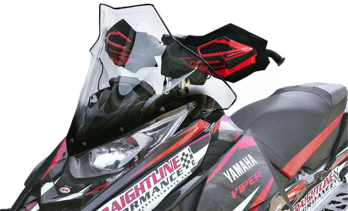 Powermadd Windshield - 17" - Mid 14530 fits 2019 Arctic CAT M6000 SE ES 141in, M6000 SE ES 153in, M8000 Hardcore 153in, M8000 Hardcore 162in, M8000 Mountain CAT 153in, M8000 Mountain CAT 162in, M8000 Sno PRO 153in 2.6, M8000 Sno PRO 162in 3.0