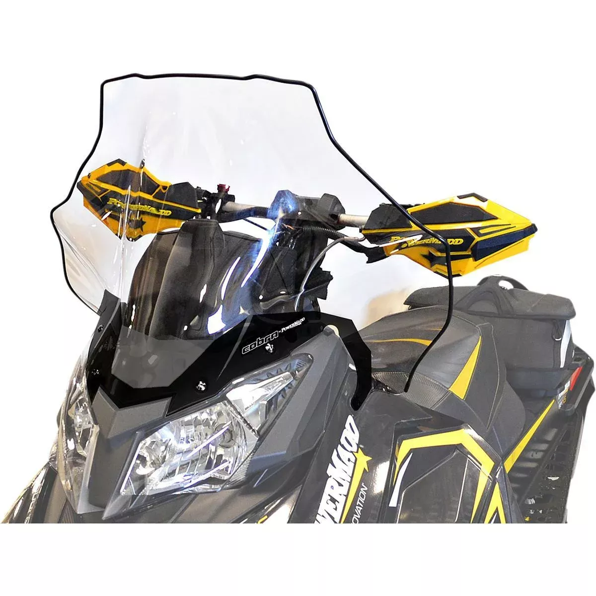 Powermadd Windshield - 19" - Tall 13540 fits 2016-2019 Ski-Doo Expedition 1200 LE 4-TEC, Expedition 1200 SE 4-TEC, Expedition 900 LE ACE, Expedition 900 SE ACE, Renegade 900 Enduro ACE / 2015-2019 Ski-Doo Expedition 600 SPORT ACE
