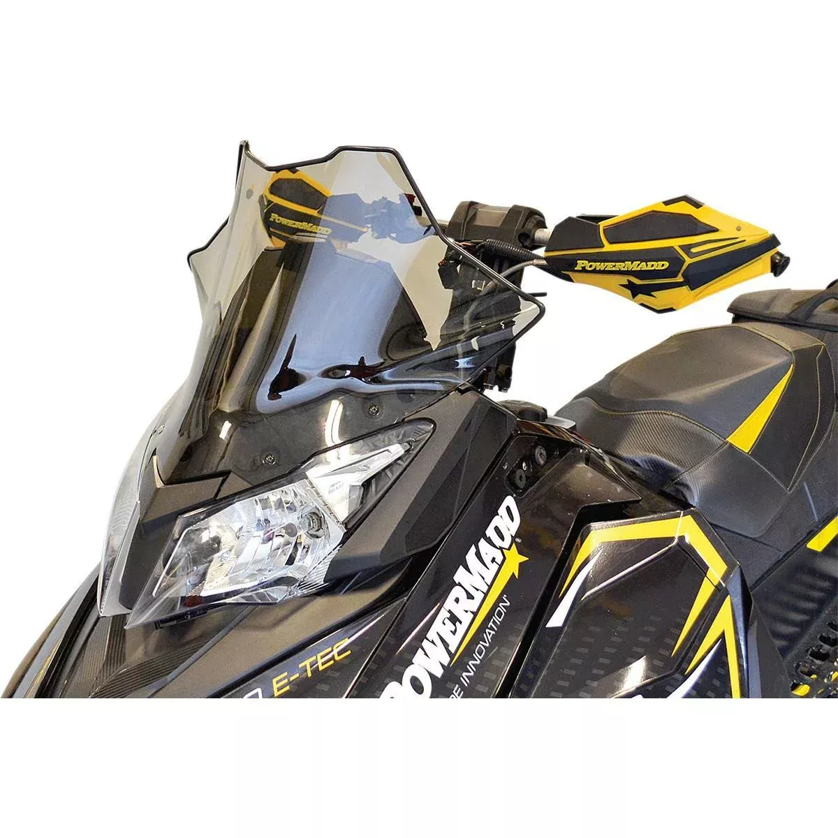 Powermadd Windshield - Low - 14" 13521 fits 2015-2016, 2018-2019 Ski-Doo Expedition 600 SPORT ACE / 2014-2016, 2018 Ski-Doo Expedition 900 SPORT ACE / 2019 Ski-Doo Expedition 900 SPORT Rev GEN4 ACE, Grand Touring 900 SPORT Rev GEN4 ACE