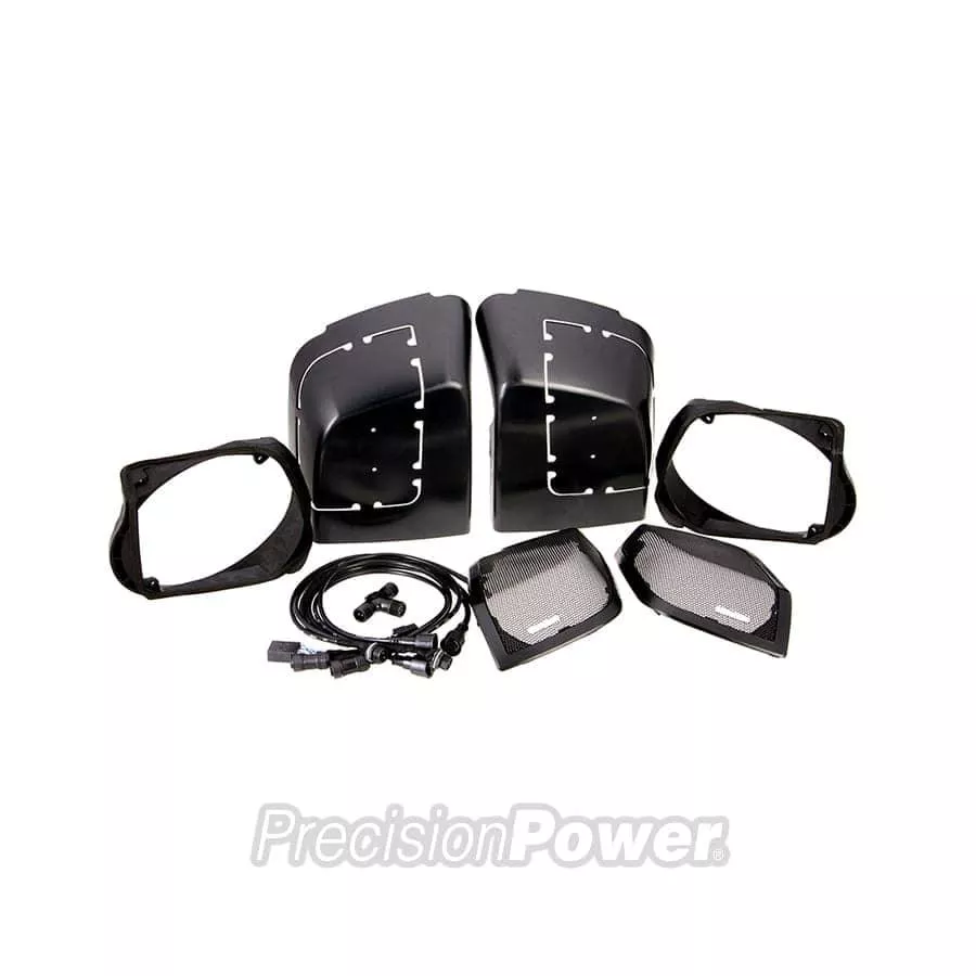 Precision PowerFairing 6x9 Saddlebag Speaker Installation Kit for 2014-2023 Harley-Davidson Touring Models