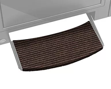 Prest-O-Fit 2-0431 Coffee Brown 22" Wide Ruggids Universal RV Step Rug
