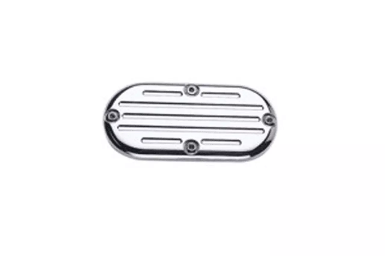 Pro One Chrome Billet Inspection Cover for '84-06 FX/FL,FXST/FLST,FXWG & '93-05 FXDWG-Ball-Milled