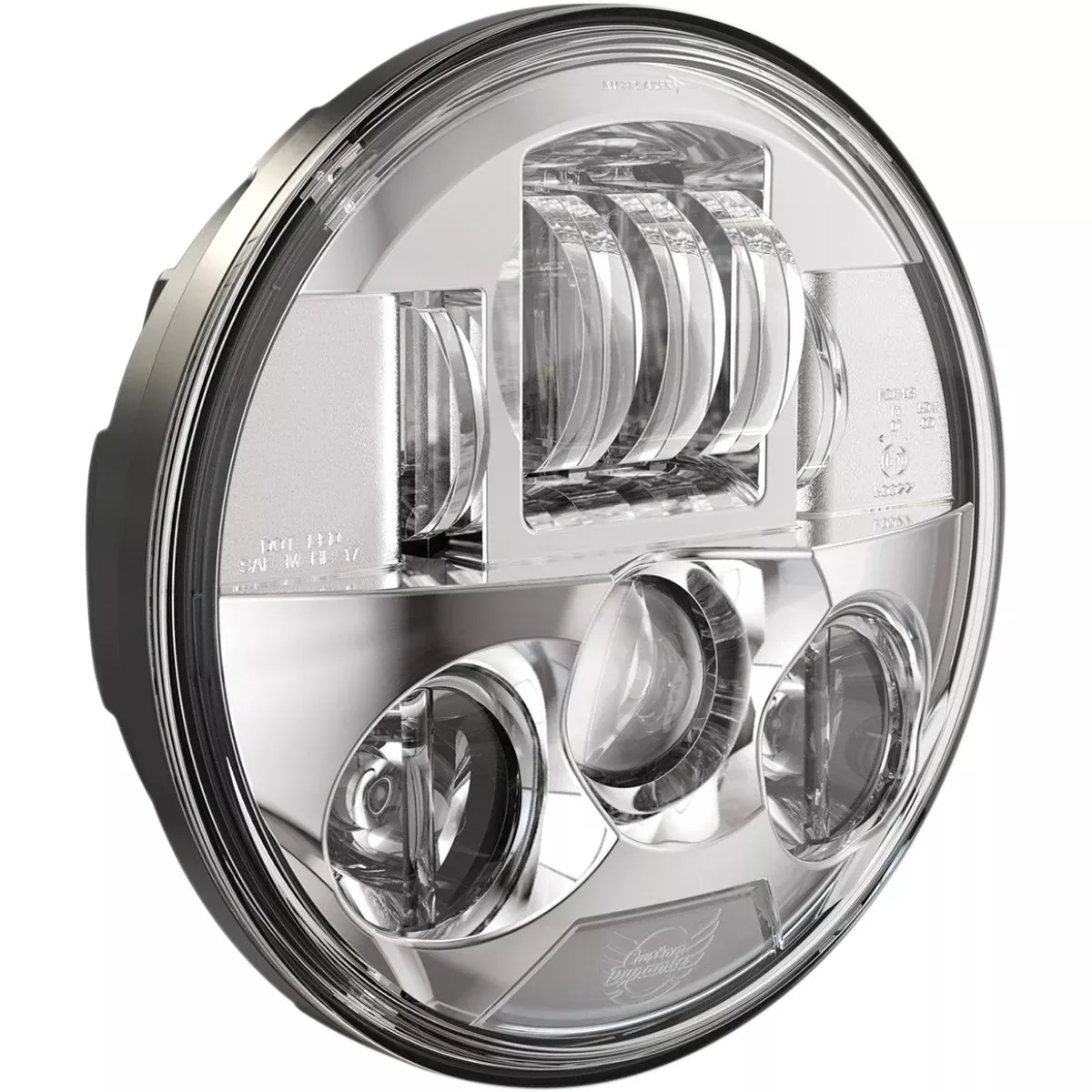 ProBeam PB-7-IND-C Chrome 7" LED Headlamp Plug N Play15-19 Indian Motorcycles