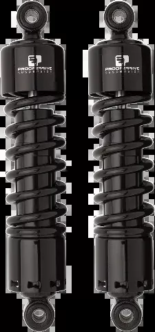 Progressive 412 Black 11" Standard Rear Shocks fits 91-17 Harley Dyna FXDB FXDL
