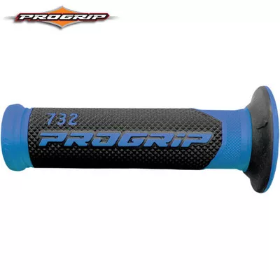 ProGrip 732 Dual Density Sportbike Grips Blue/Black