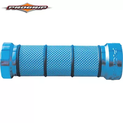 ProGrip 866 Custom 1'' Grips Chrome Blue