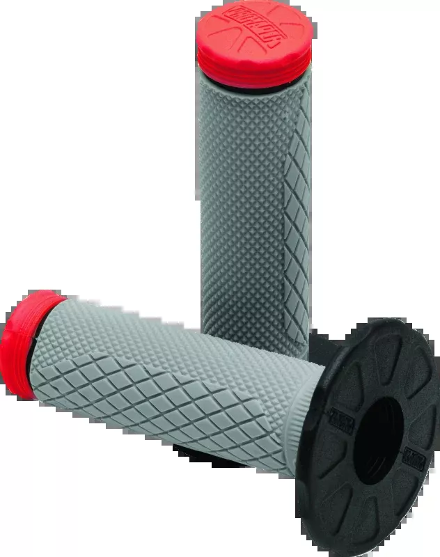 ProTaper Tri Density Full Diamond MX Grips - Red