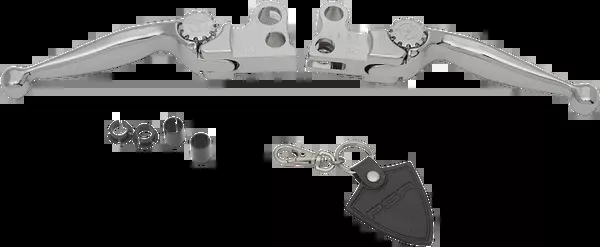 PSR Journey Adjustable Lever Set For Harley Models - Chrome