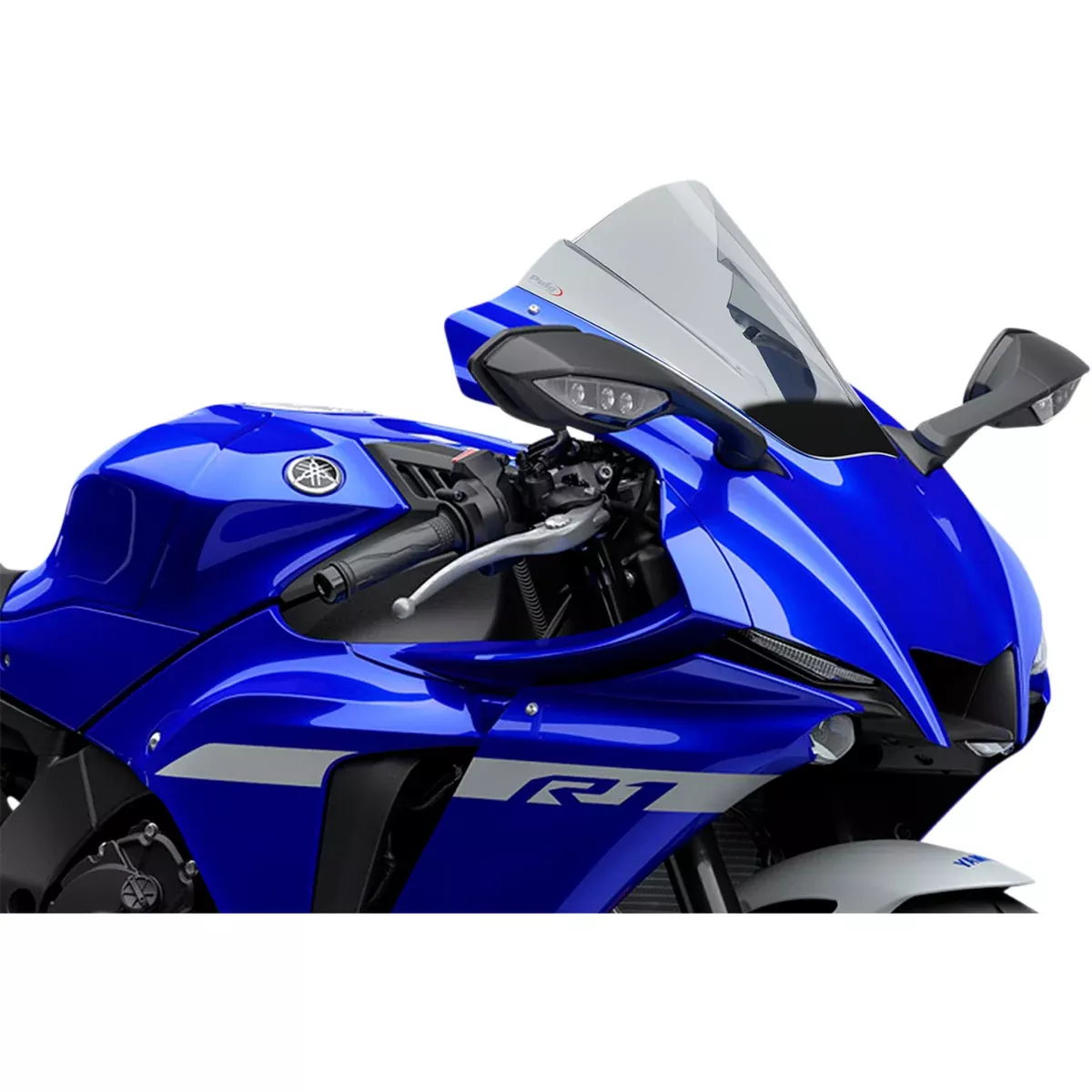 PUIG HI-TECH PARTS 2301-2988 3826H Z-Racing Windscreen Race Windscreen - 13-1/4" - Smoke - YZF-R1