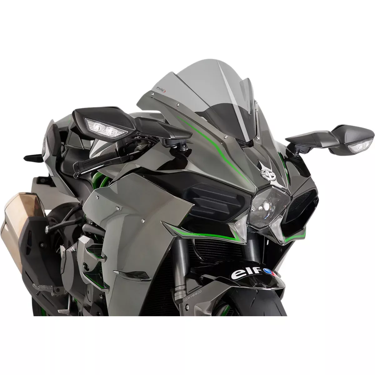 Puig Hi-Tech Parts Z-Racing Windshield - 7631H Kawasaki Ninja / Ninja H2R 2015-2020