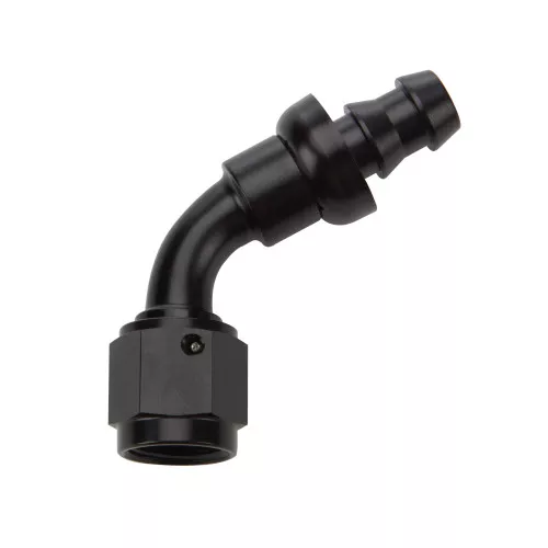 Pushlock Hose End Black 60 Deg Elbow -16 ALL49446