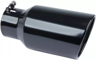 Pypes Performance Exhaust Black4"Idx6"Odx12"L Rolled Bo (EVT406B)