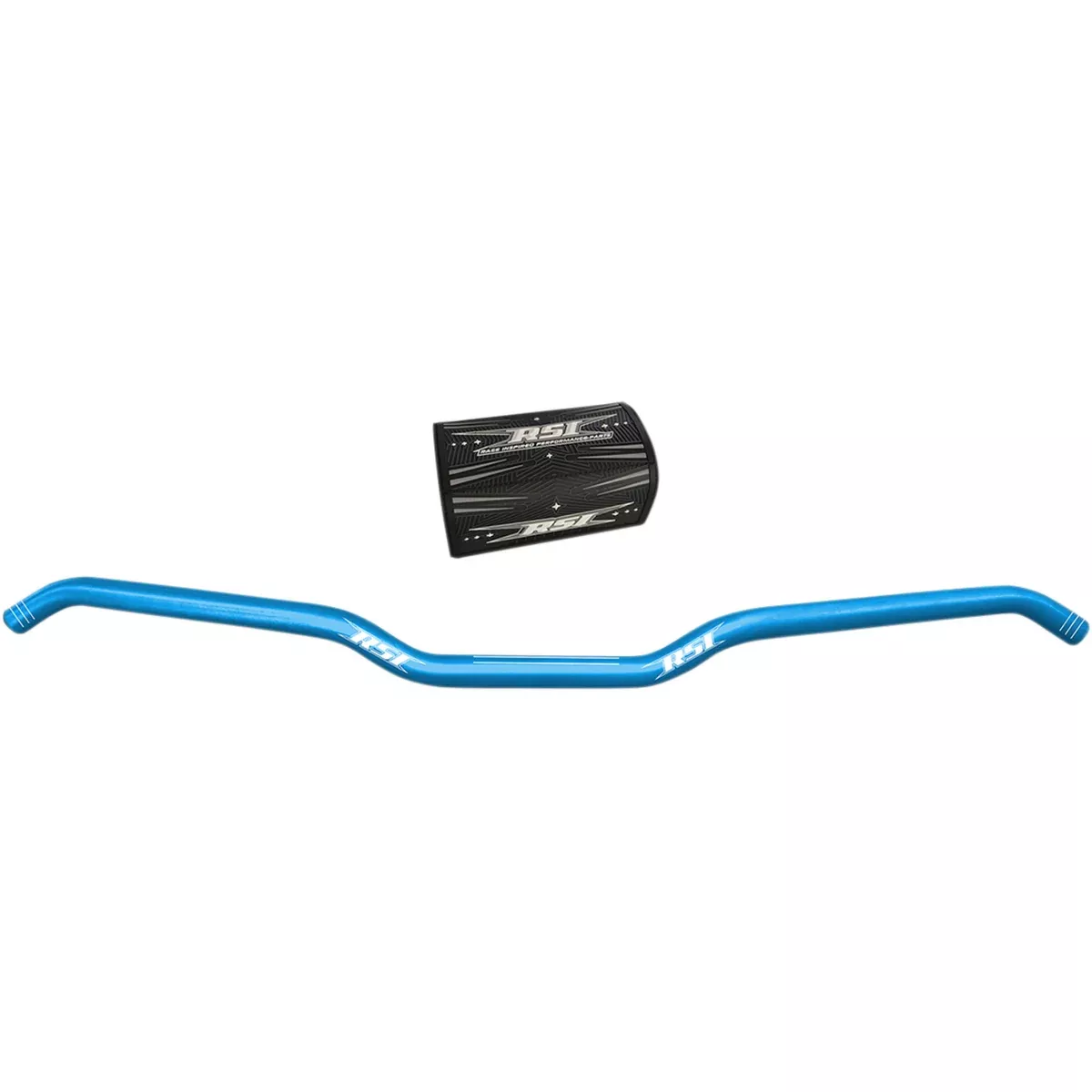 RACE SHOP INC. 0601-4372 T6-10R-BL Hustler Anodized Aluminum Handlebars Handlebar – Hook – 13° – Blue