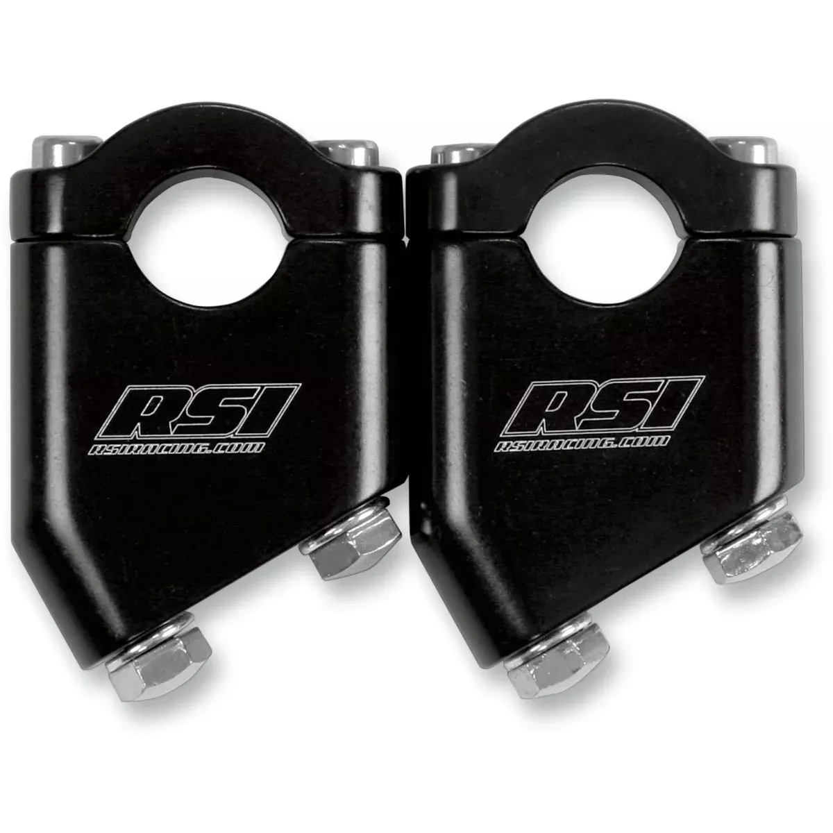 RACE SHOP INC. 0602-0637 AR-4B-30 Angled Handlebar Risers Risers – Angled – 40° – 4″ – Black