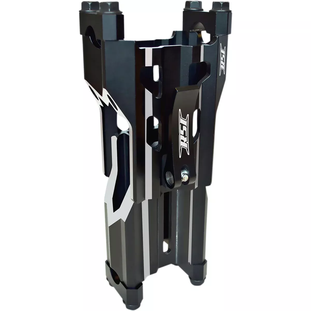 RACE SHOP INC. 0602-1041 RA-58 Adjustable Flex Handlebar Riser Risers - Adjustable - 5" - 8" - Black