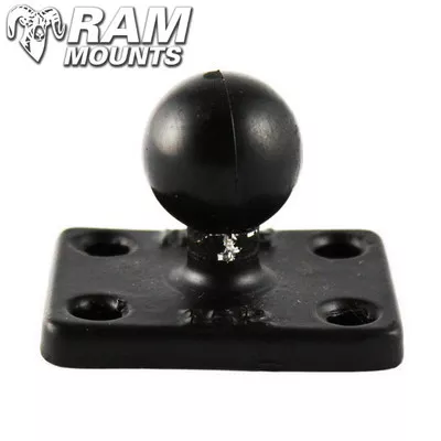 Ram Mounts 1.5″ X 2″ Rectangle Base with 1″ Ball