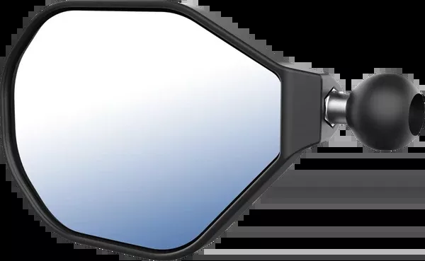 RAM Mounts Tough-Mirror™ - Side View - Oval - Black - Left With Ball
