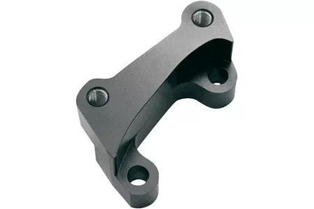 RC Components Front Caliper Adapter Bracket Kit for '00-07 FLHT, FLHR, FLHX, FLTR -Black