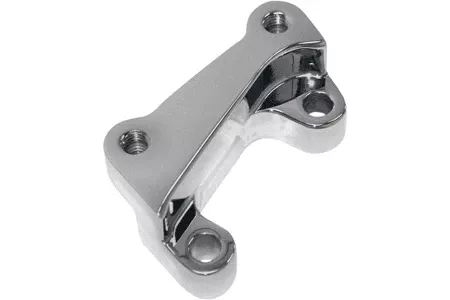 RC Components Front Caliper Adapter Bracket Kit for '08-12 FLHT, FLHR, FLHX, FLTR & H-D FL Trikes w/out ABS -Chrome