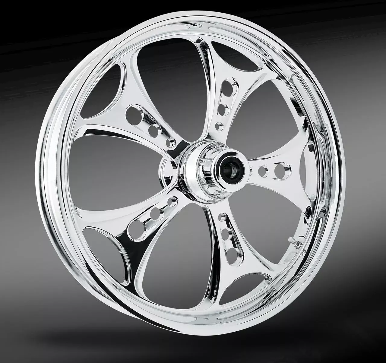 RC Components Holeshot Chrome Wheel for Harley Davidson Models (Choose Options)