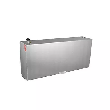 RDS 72118 Vertical Transfer Fuel Tank 90 Gallon Aluminum Silver Finish