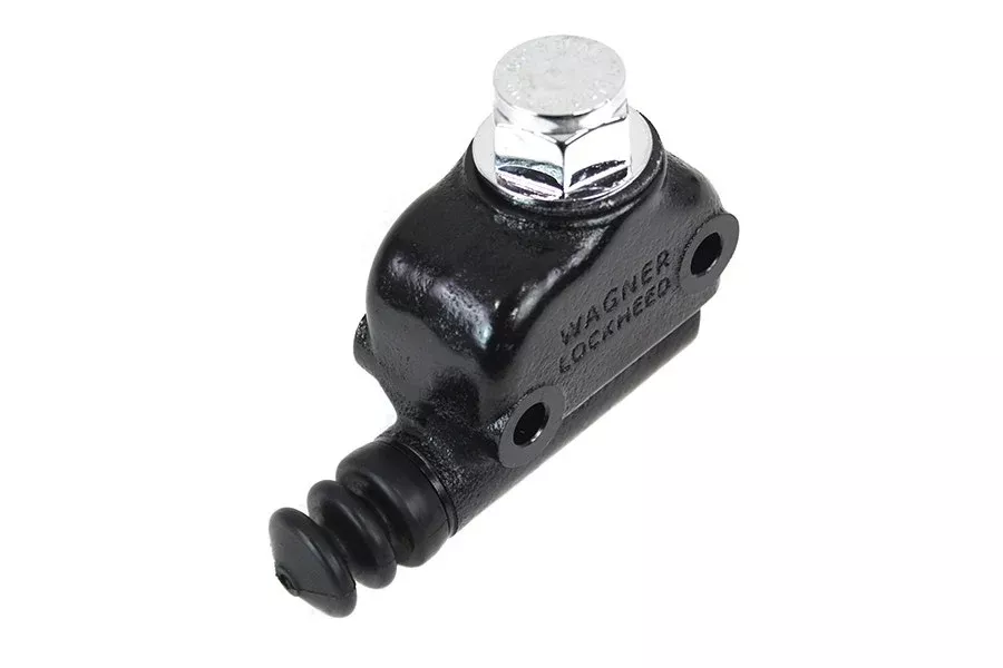 Rear Disc Brake Master Cylinder Black Wagner Style 23-0158 Harley FX FL 73-78