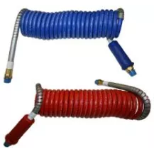RED COILED AIR HOSE
