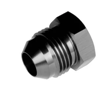 Red Horse Performance 806-06-2 -06 AN Flare Plug Black 2 Pieces