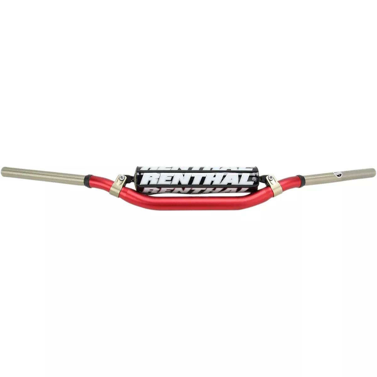 RENTHAL 0601-0224 999-01-RD-07-185 Twinwall Handlebar — McGrath/Short/Twinwall Handlebar - Twinwall - 999 - McGrath/'16+ SX125 - 450 - Red