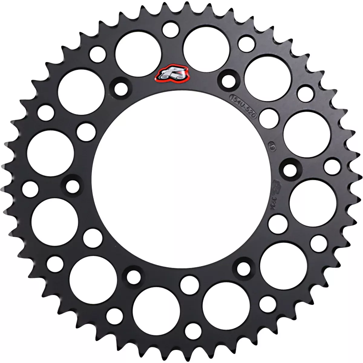 RENTHAL 1211-0031 154U-520-49GRBK Rear Sprocket Sprocket – Honda – Black – 49 Tooth