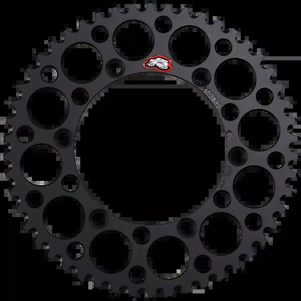 Renthal Rear Sprocket – Aluminum – 50 Tooth – Black – Honda/Yamaha
