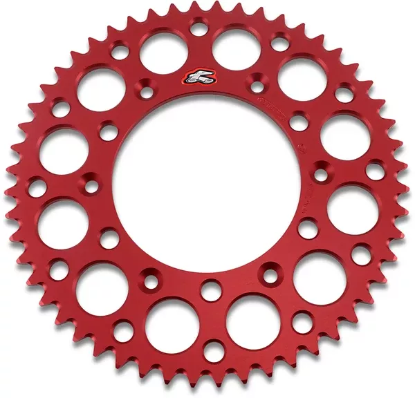 Renthal Rear Sprocket – Aluminum – 52 Tooth – Red – Honda