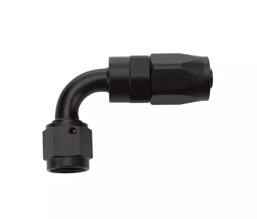 Reusable Hose End Black 90 Deg Elbow -6 ALL49352