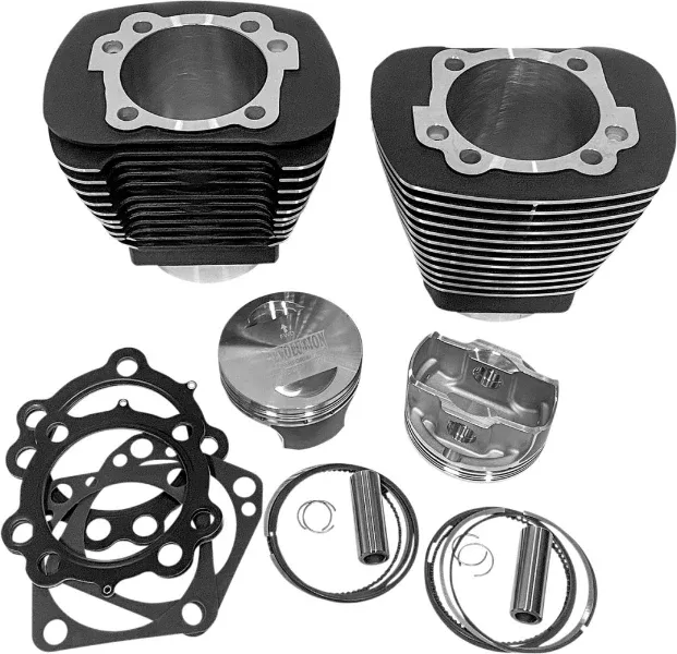 Revolution Performance 109" Black Monster Big Bore Kit Flat Harley Evolution 84-99