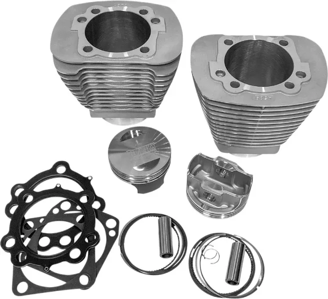 Revolution Performance 109" Silver Monster Big Bore Kit Flat Harley Evolution 84-99