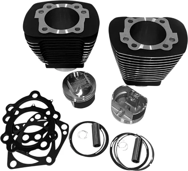 Revolution Performance 92" Black Big Bore Kit Flat Harley Evolution 84-99 4-5/8" Stroke