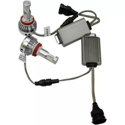 Rivco LED-120V2 H9/H11 LED Replacement Bulb 4.5K Lumen Harley FLH 14-20