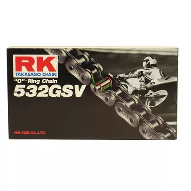 RK 532GSV Ultra High Performance Sport Bike RX-Ring Motorcycle Chain