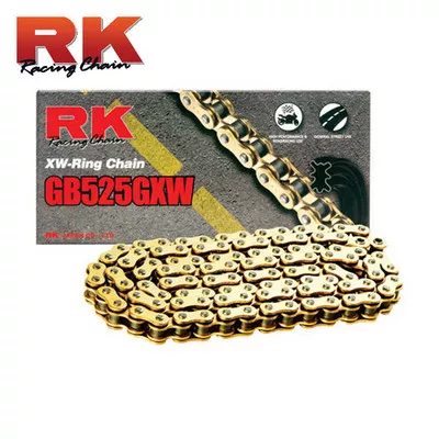 RK Chain 525GXW XW-Ring Chain Gold Finish